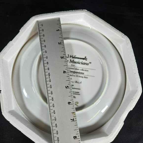 Danbury Mint 1990 Hummel Collector's Plate "Little Musicians" Little Companions - Picture 6 of 7